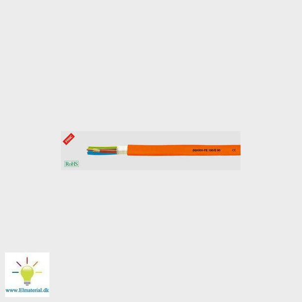 Fuktionssikkerkabel (N)HXCH-FE 180/E 30 2X6 RE/6 orange afml