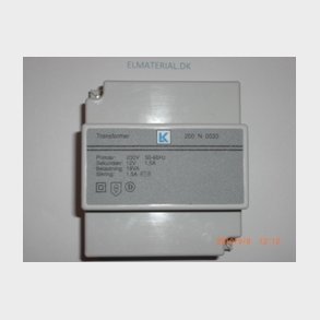 Transformator 230V 12V ac 1.5A 18Va