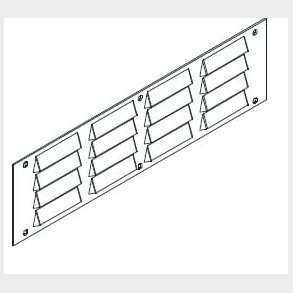 Ventilationsrist 3x1M