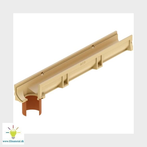 ACO Self Euroline 2.0 1000 mm rende uden rist, med udlb