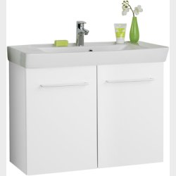 Johansen Mbel 80 Cm Med Lger I Hvid Hjglans - Uden Vask