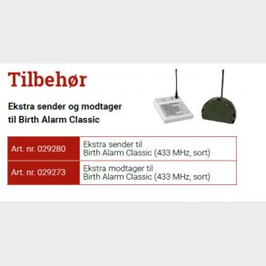 Extra mottagare för folinglarm 433 MHz