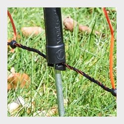 NETmaster erstatningsstolpe, 65cm, 1 spids, sort