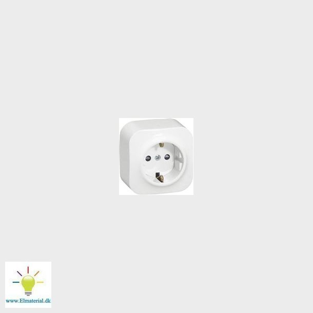 Forix Stik Schuko 16A Hvid