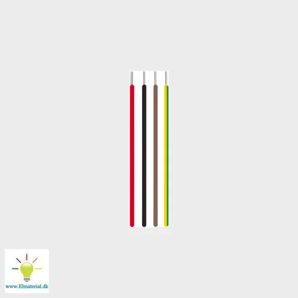 Silikoneledn.  2,5 Siaf Sort Rg 100M