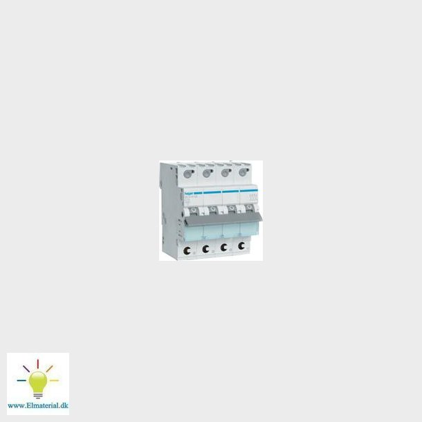 Automatsikring 3P+N 6Ka C10A Qc