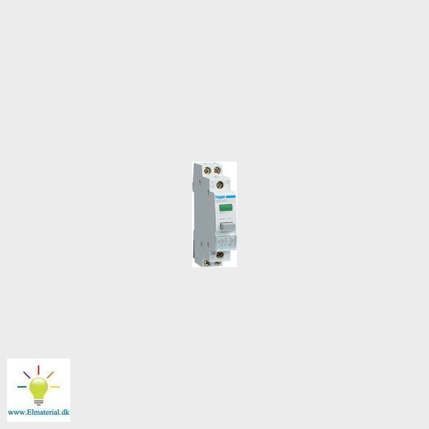 Trykknap 16A 2Br M230V Led Gr&iquest;n