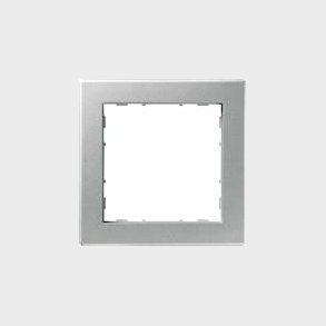 Pur Ramme, 1-Modul, Alu