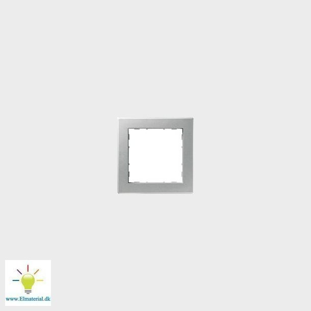 Pur Ramme, 1-Modul, Alu