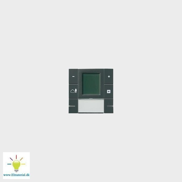 Termostat Med Display, Antracit