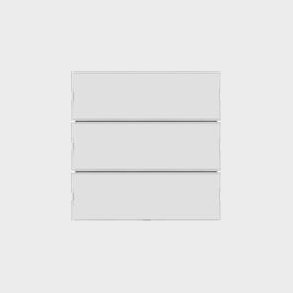 Knx Tryk 3 Tang Komfort 2 - S./B. Hvid