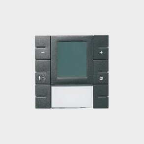 Termostat Med Display, Antracit