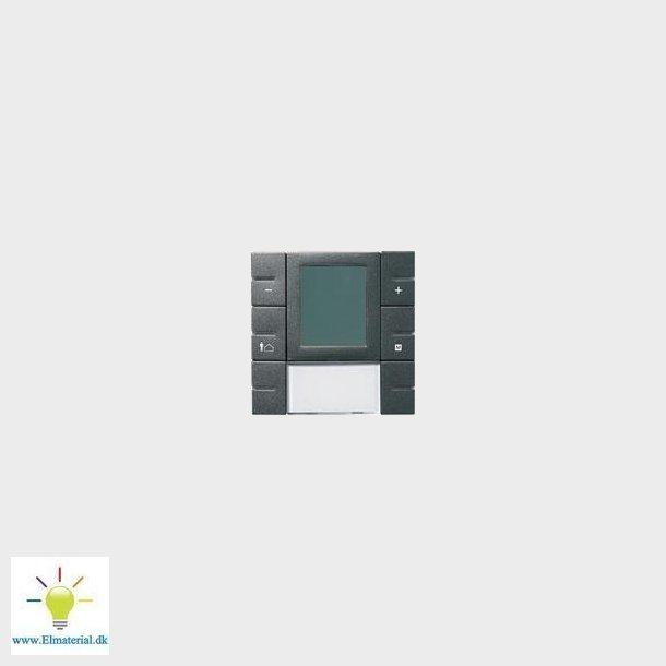Termostat Med Display, Antracit