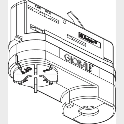 Global Adapter 3F Xtsa 68-2 M / Tillbeh�r. Sj�