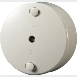 Utloppsrosett 5-Pol. Vit