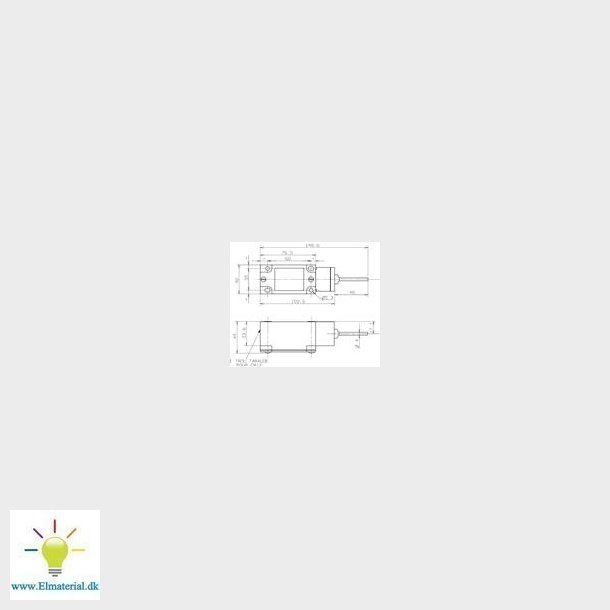 Endestop Metal 2Nc Xckj438963