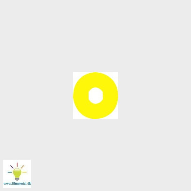 Gul Skilt Dia60 Noodstop Med Lo