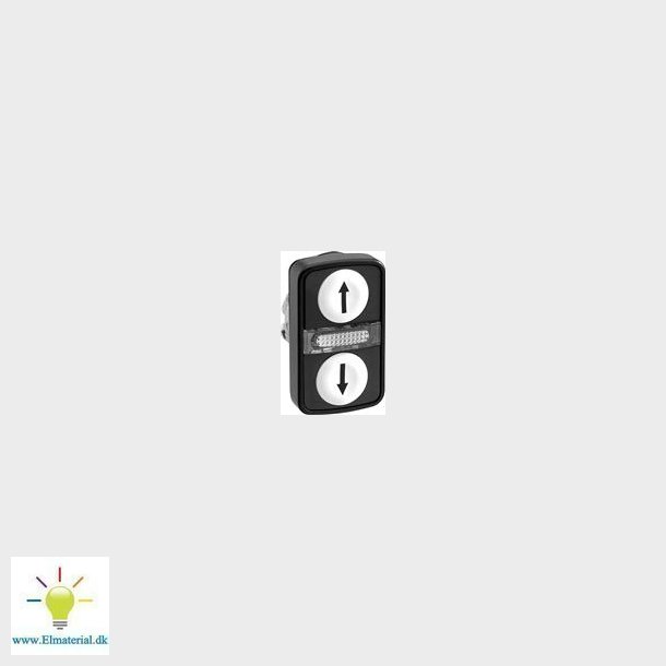 Sort Bezel Double  Trykknap Wi