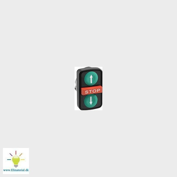 Sort Bezel Double  Trykknap Wi