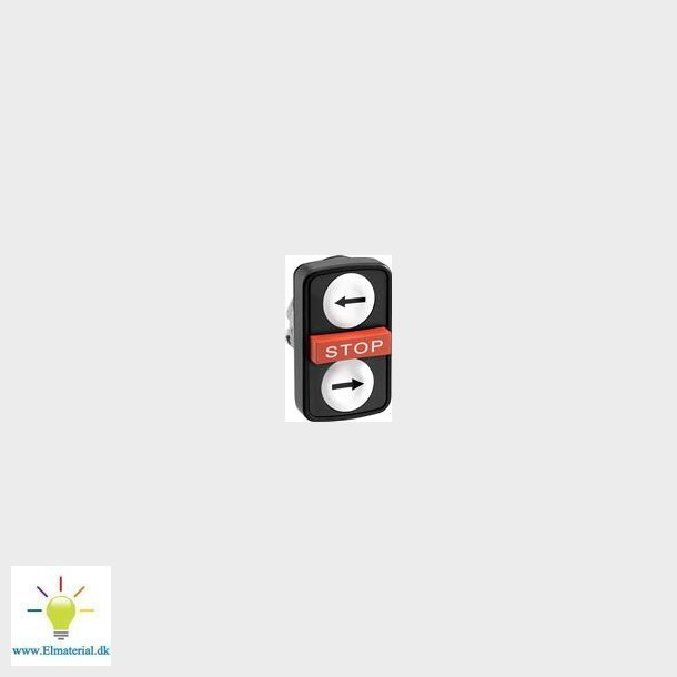 Sort Bezel Double  Trykknap Wi