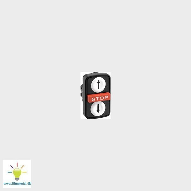 Sort Bezel Double  Trykknap Wi