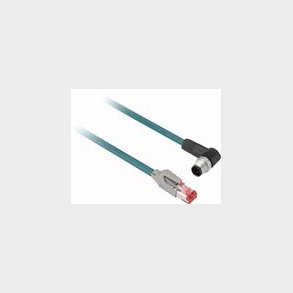 Pur Eth.Kabel M12 Vink/Rj45 3M