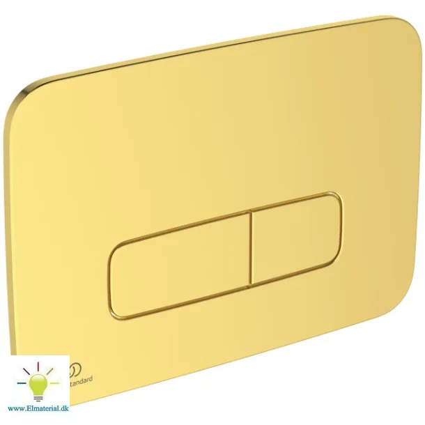 Mekanisk Trykplade, Brushed Gold