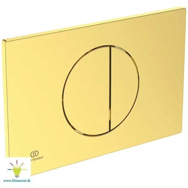 Mekanisk Trykplade, Brushed Gold