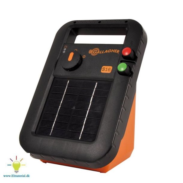S16 solpanelsspndingsgiver inkl batteri