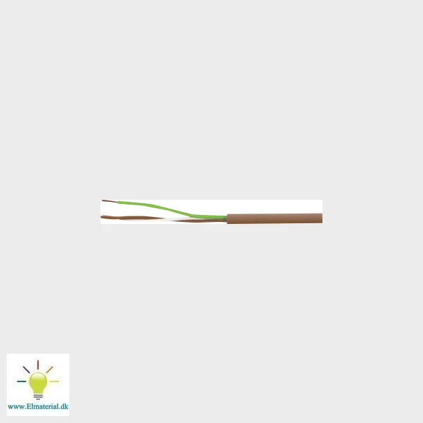 Ctskabel Lihh 2X0,75 Brun