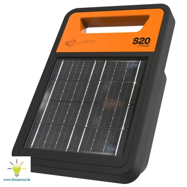 S20li Solcelle spndingsgiver med batteri (0,2J - Solcelle)