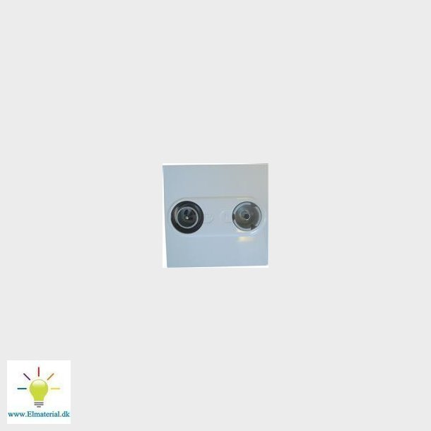 Tv-R Stik Han/Hun 9,52Mm Hvid