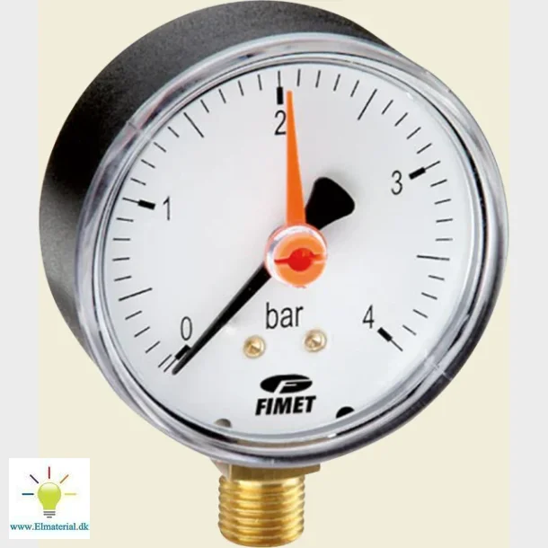 Manometer 63X1/4 0-6 Bar/Mws