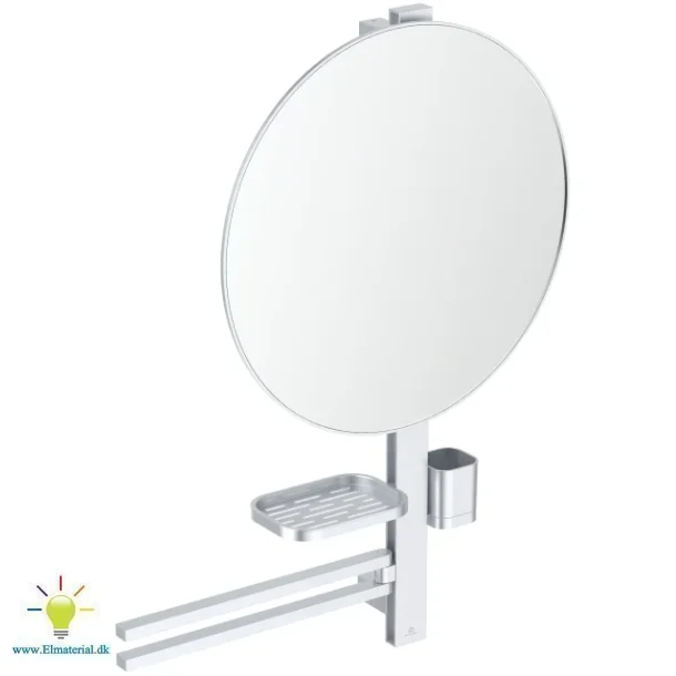 Alu+ Spejl &amp; Hylde System Silver