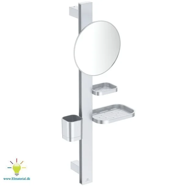 Alu+ Spejl &amp; Hylde System Silver