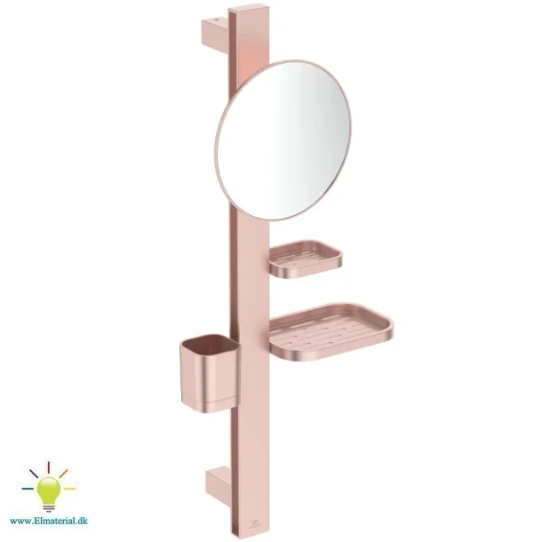 Alu+ Spejl &amp; Hylde System Rose