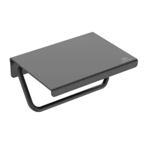 Aluminium+ | Toalettrullehllare i Silk Black