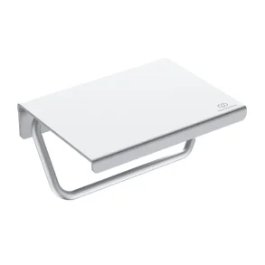 Aluminium+ | Toalettrullehllare i silver