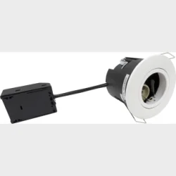 Uni Install G2, GU10, rund, mat hvid, inden- og udendrs brug