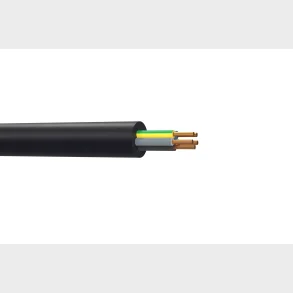 Gummikabel 5G4 mm� H07RN-F sort 450/750V 500 meter tromle, kabel diameter 15,6 mm