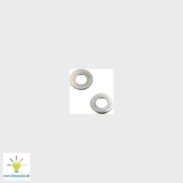 Fjederskive M16 Din 6796 Elforzinket