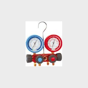 4-Vejs Manometer R410A, R32