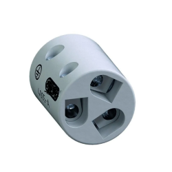 Rund porcelnsmuffe 3P 0.25 - 2.5 mm