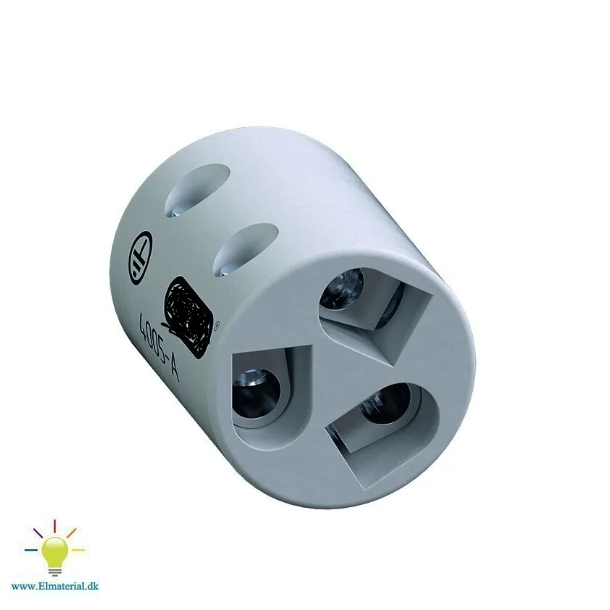 Rund porcelnsmuffe 3P 0.25 - 2.5 mm