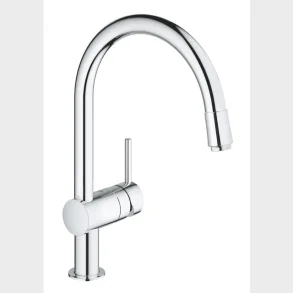 Minta K�ksblandare C-pip med utdrag