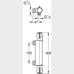 Grohtherm 800 Termostatarmatur