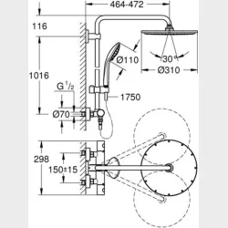 Euphoria Brusesystem Termostat 26075Gl0