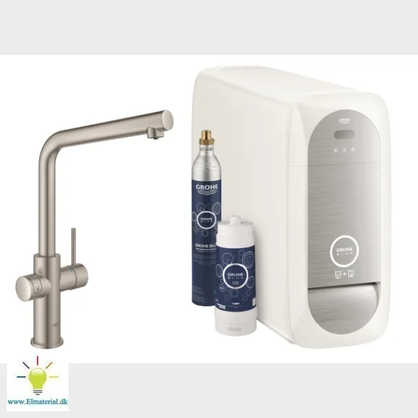 Blue Home Duo Armatur Steel L-Tud