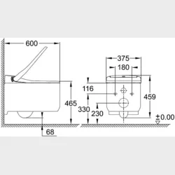 Sensia Arena Dusch Toilet 39354Sh1
