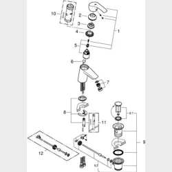 Eurosmart Hndvaskarmatur Koldstart M/Bv